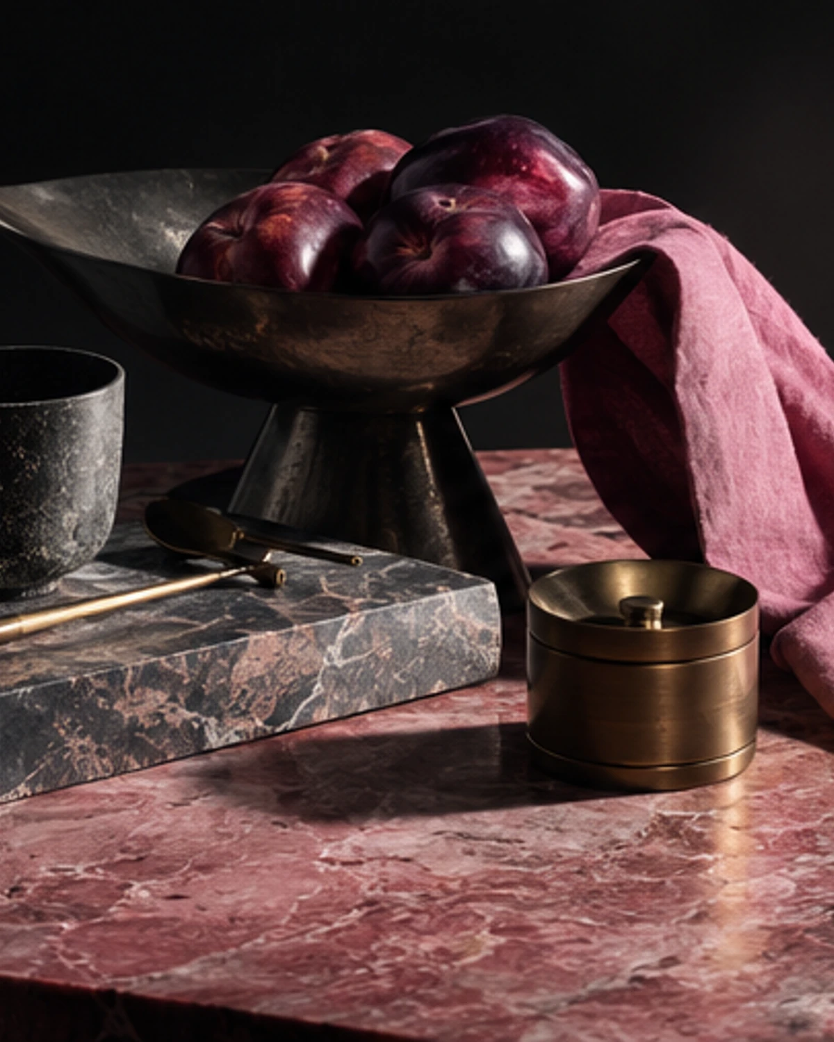 An object-led editorial still life for “Fashion Books They’ll Actually Open.”