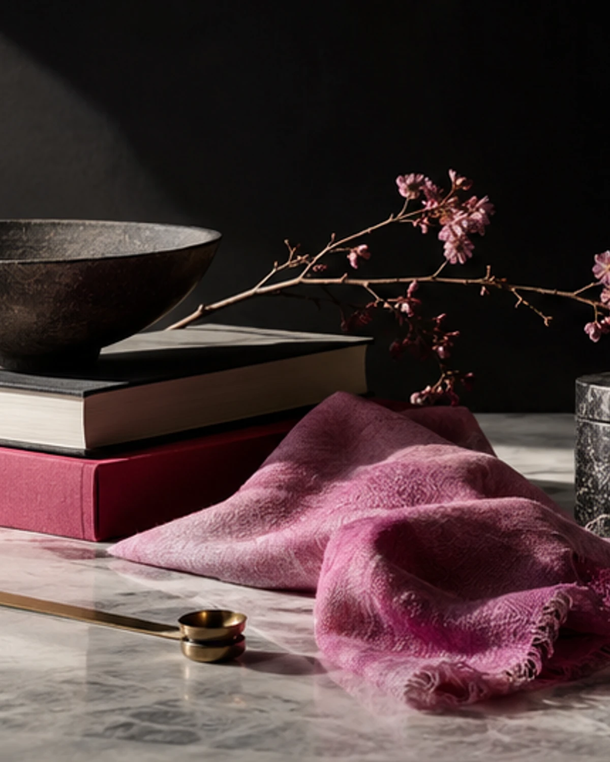 An object-led editorial still life for “Small Luxuries They’ll Use Every Day.”